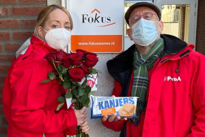 Hart voor de Zorg & Valentijn actie met de PvdA